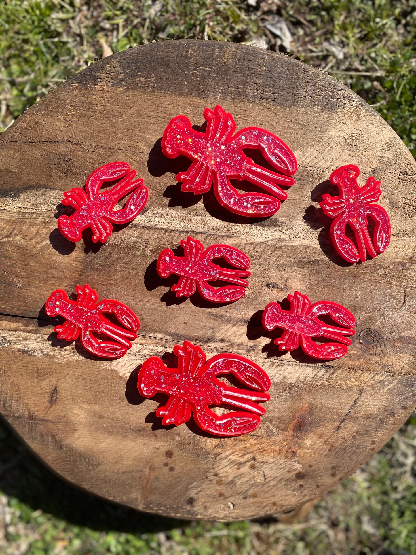 Crawfish Hair Clips