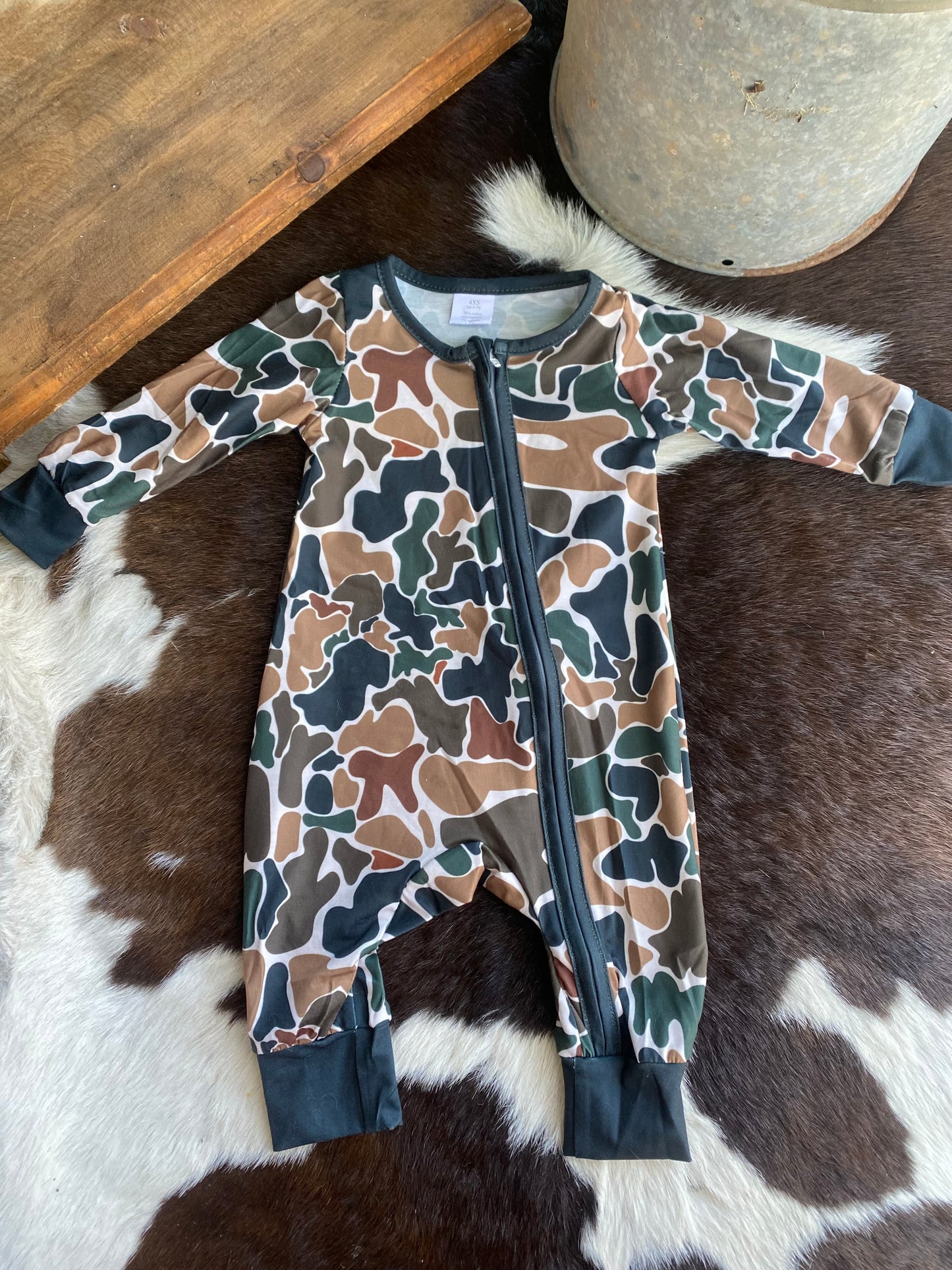 Camo Zipper Sleeper