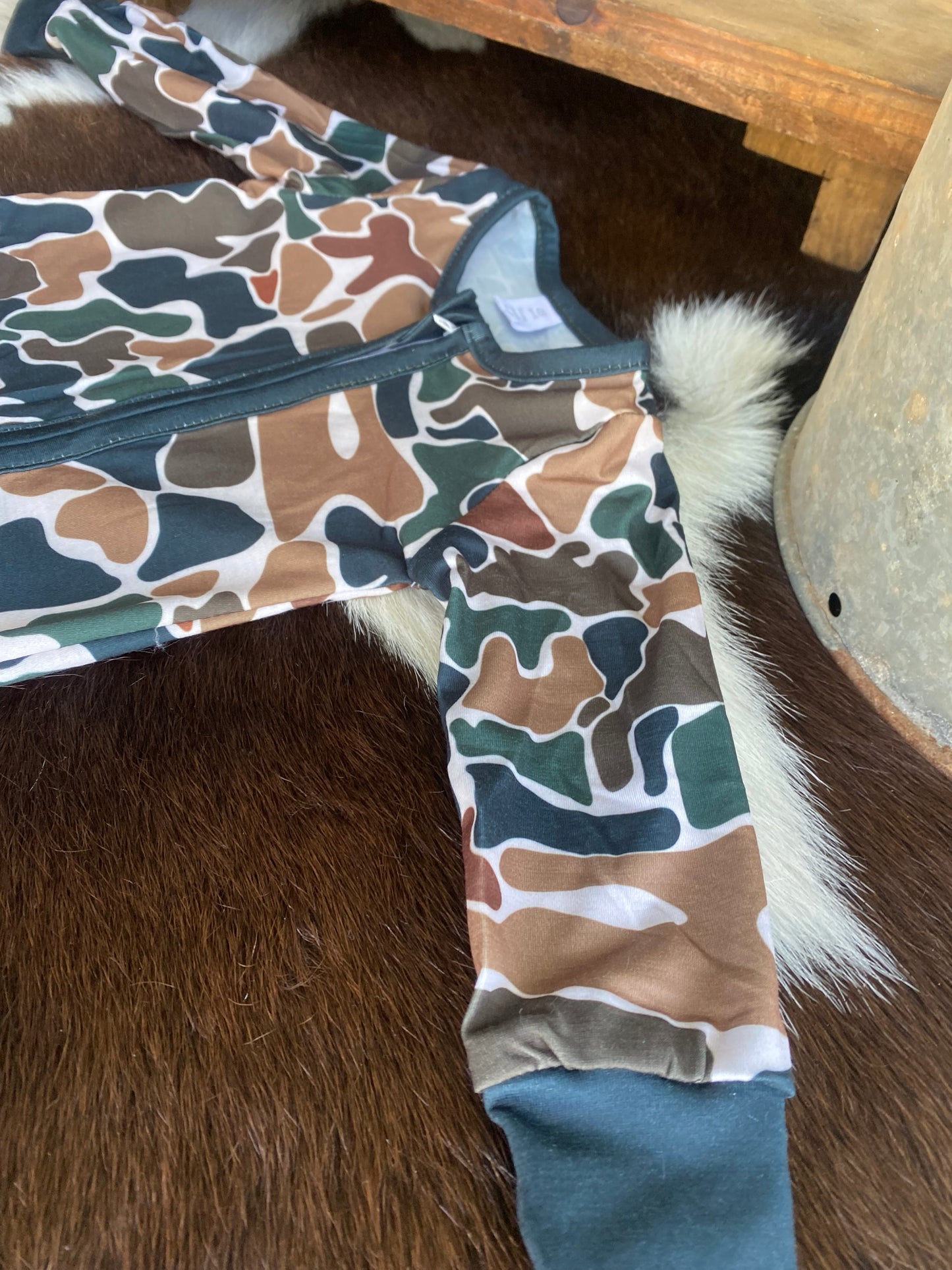 Camo Zipper Sleeper