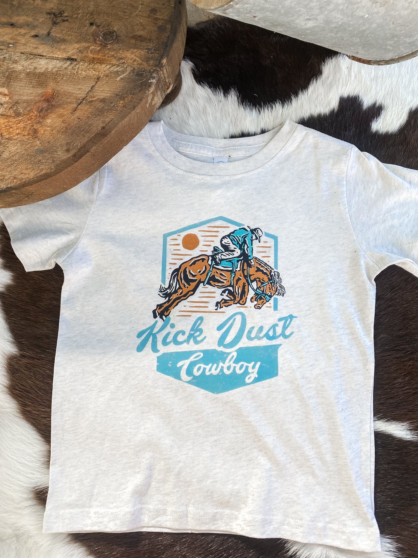 Kick Dust Cowboy Short Sleeve T-Shirt