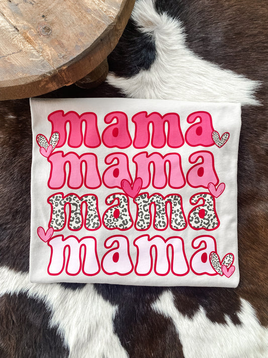 Valentine Mama Short Sleeve T-Shirt