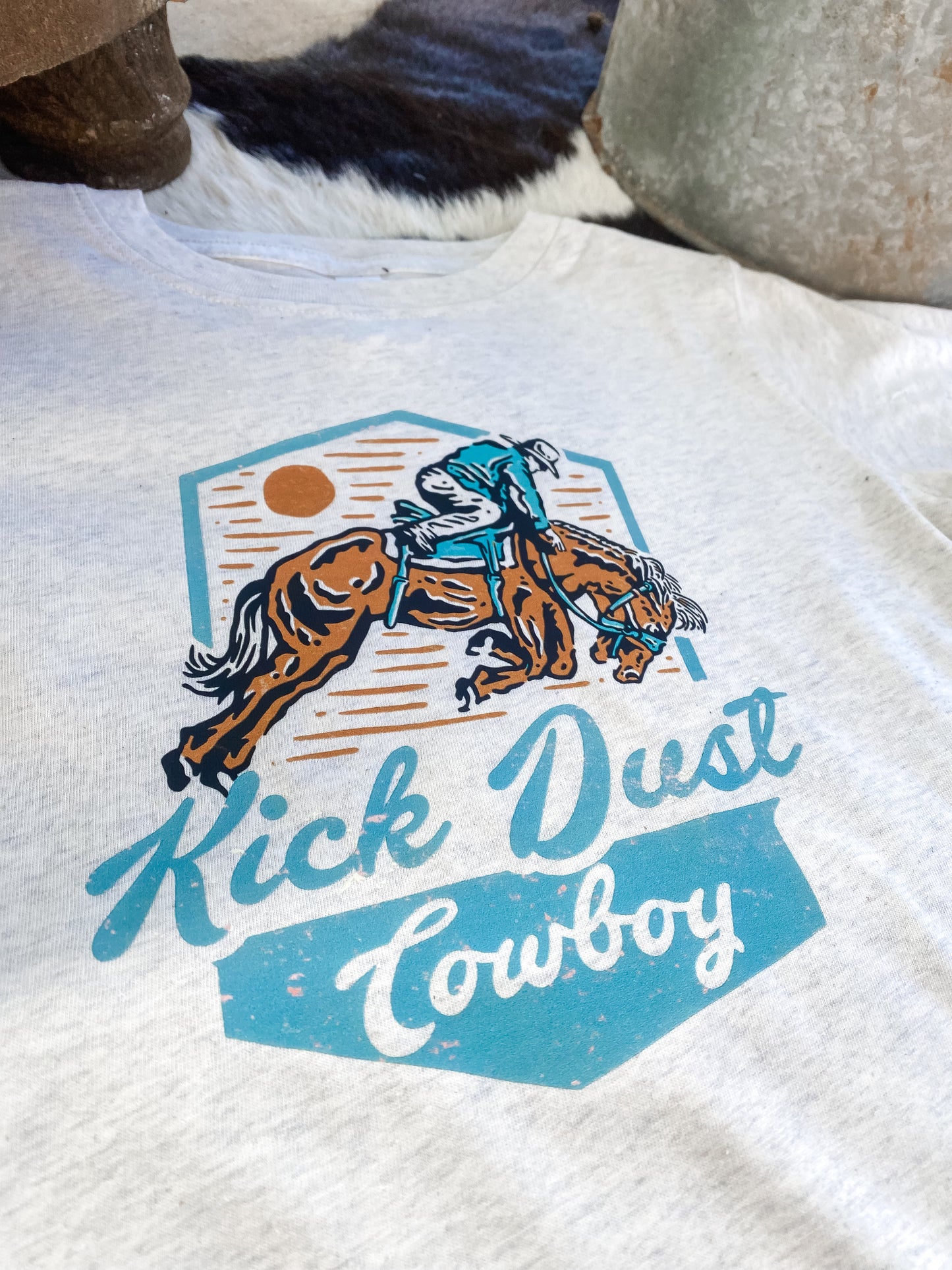 Kick Dust Cowboy Short Sleeve T-Shirt