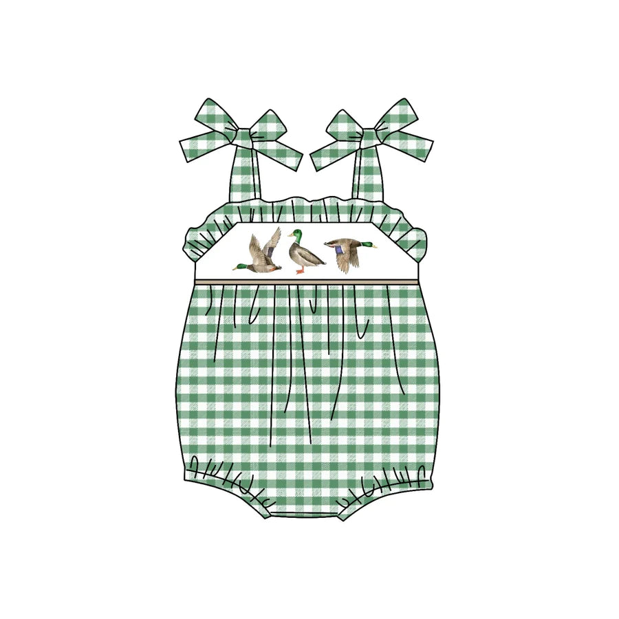 Mallard Girl Romper **PRE-ORDER TAT 3-4 WEEKS**